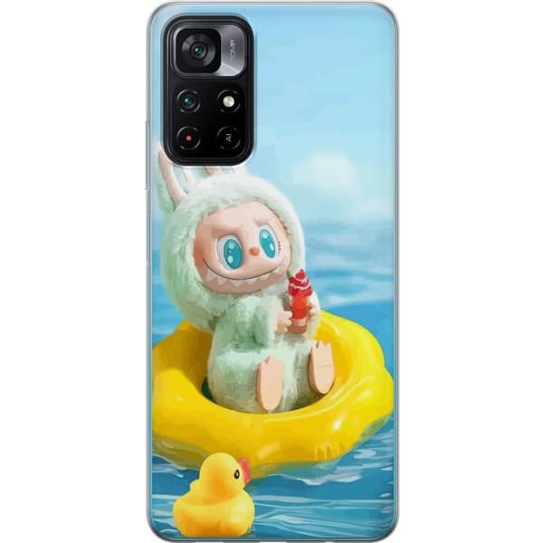 Xiaomi Poco M4 Pro 5G Gjennomsiktig deksel Labubu Macaron-serien