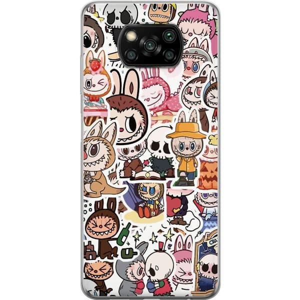 Xiaomi Poco X3 NFC Gennemsigtig cover Labubu All-Stars – POP MART Specialudgave