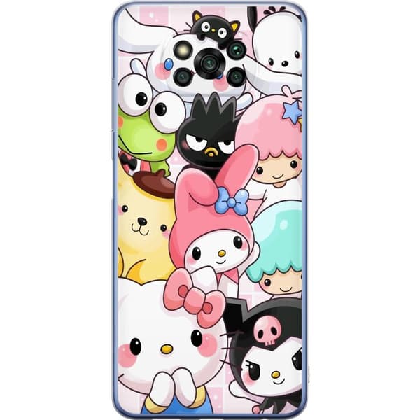 Xiaomi Poco X3 Pro Gennemsigtig cover Kawaii Sanrio Crew