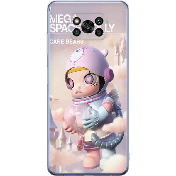 Xiaomi Poco X3 Pro Gennemsigtig cover Mega Space Molly Care Bears Series - Share Bear Edition