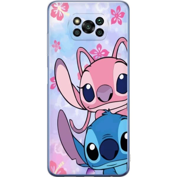 Xiaomi Poco X3 Pro Gennemsigtig cover Stitch & Angel