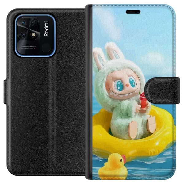 Xiaomi Redmi 10C Lommeboketui Labubu Macaron-serien