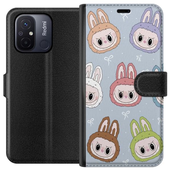 Xiaomi Redmi 12C Lommeboketui Pastel Labubu