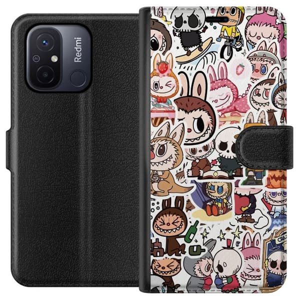 Xiaomi Redmi 12C Tegnebogsetui Labubu All-Stars – POP MART Specialudgave