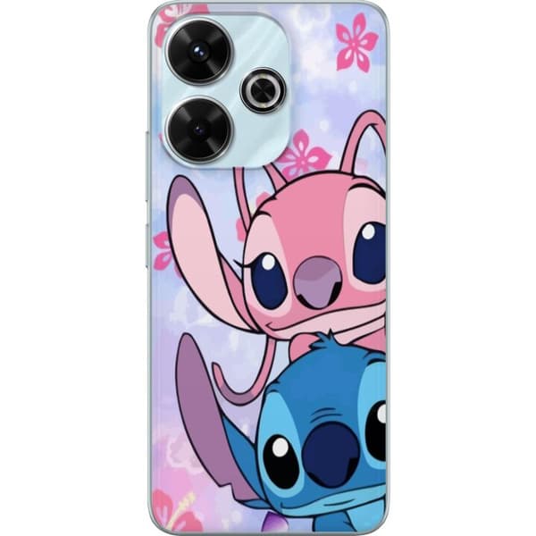 Xiaomi Redmi 13 Läpinäkyvä kuori Stitch & Angel