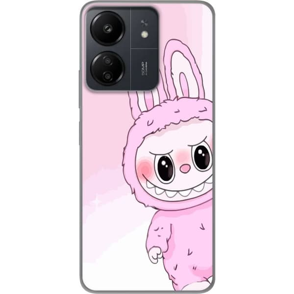 Xiaomi Redmi 13C Läpinäkyvä kuori Labubu Jänis-sarja