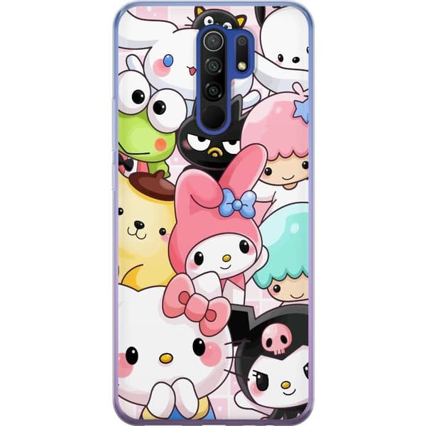 Xiaomi Redmi 9 Genomskinligt Skal Kawaii Sanrio Crew