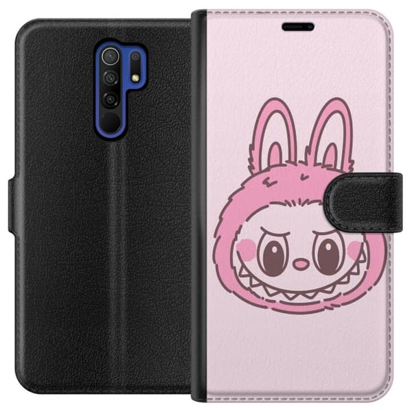 Xiaomi Redmi 9 Lommeboketui Labubu Dyrekretsbunnyutgave