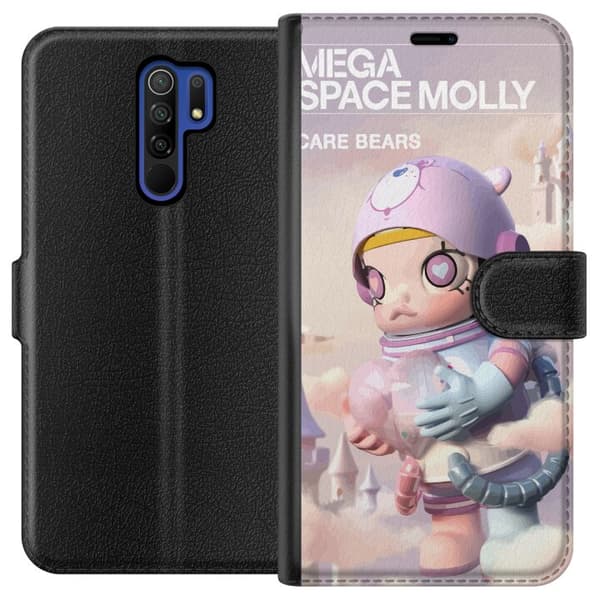 Xiaomi Redmi 9 Plånboksfodral Mega Space Molly Care Bears Series - Share Bear Edition