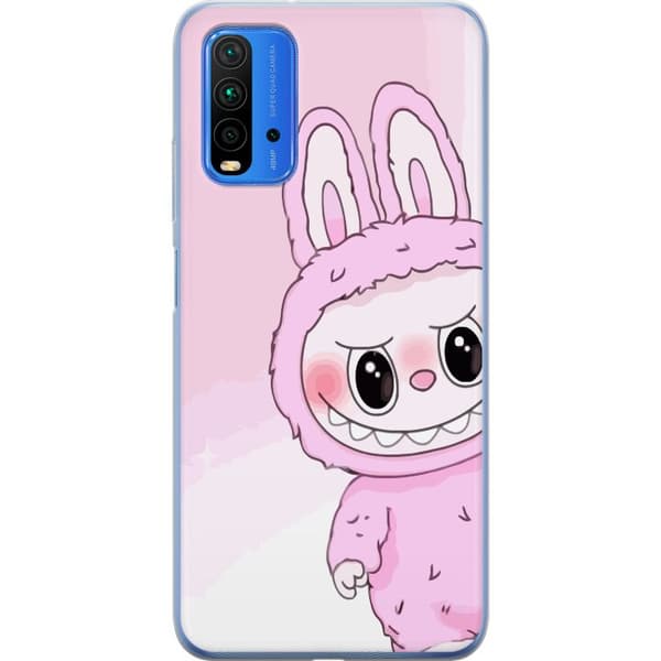 Xiaomi Redmi 9T Läpinäkyvä kuori Labubu Jänis-sarja