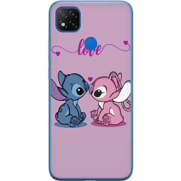 Xiaomi Redmi 9C Gennemsigtig cover Lilo & Stitch – Angel Edition