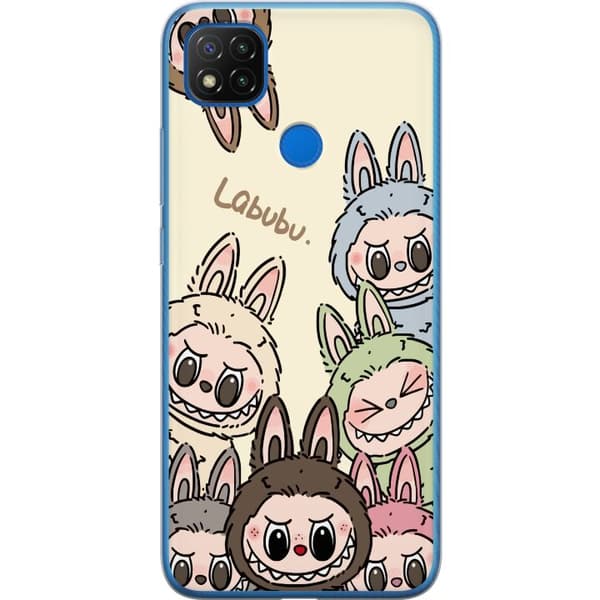 Xiaomi Redmi 9C Läpinäkyvä kuori Labubu Pastel Collection