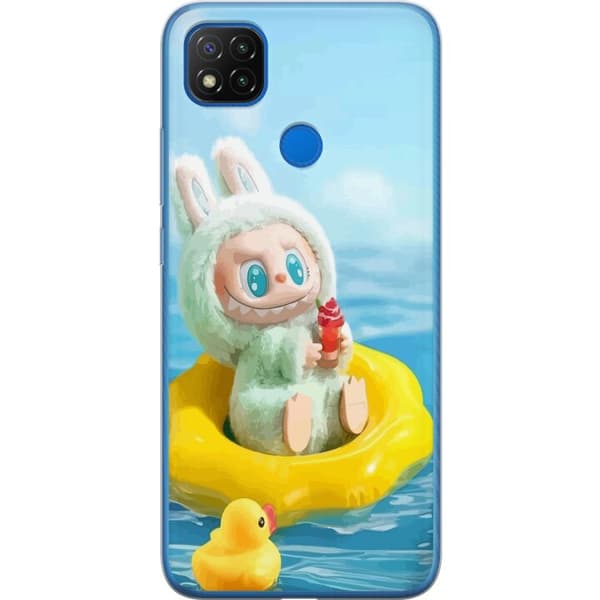 Xiaomi Redmi 9C Läpinäkyvä kuori Labubu Macaron-sarja