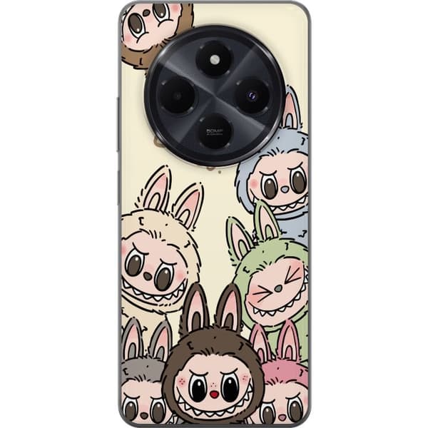 Xiaomi Redmi A4 Läpinäkyvä kuori Labubu Pastel Collection