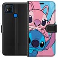 Miniatyrbillede 1 af 3: Xiaomi Redmi 9C Tegnebogsetui Stitch & Angel