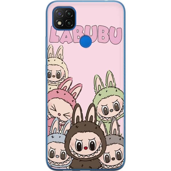 Xiaomi Redmi 9C NFC Läpinäkyvä kuori Labubu Classics