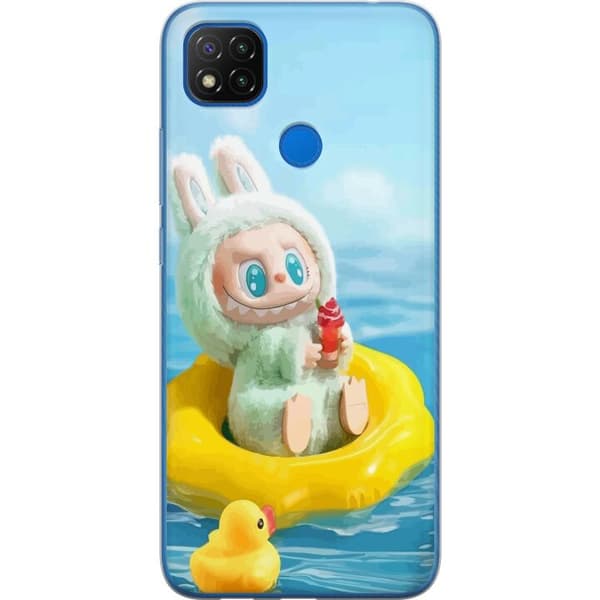 Xiaomi Redmi 9C NFC Gennemsigtig cover Labubu Macaron-serie