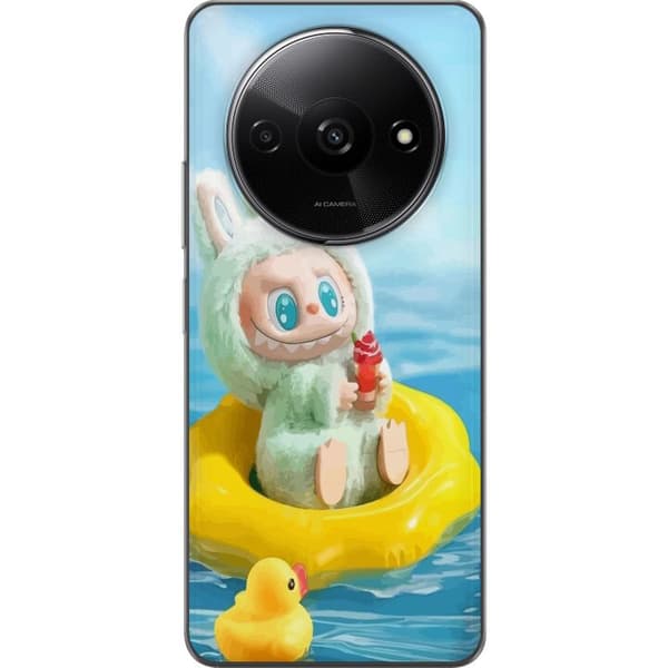 Xiaomi Redmi A3 Läpinäkyvä kuori Labubu Macaron-sarja