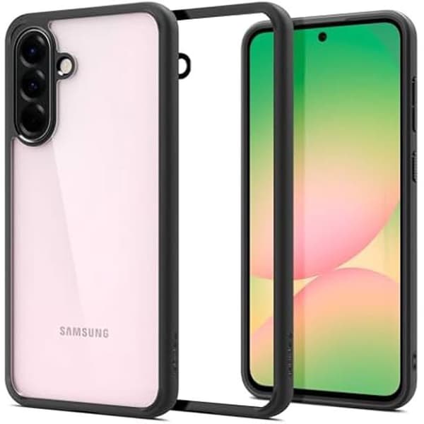 Coque - SPIGEN - Ultra Hybrid - Antichock - Kompatibel med Samsung Galaxy A56 5G - Svart Matt