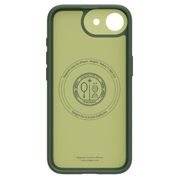 Coque för iPhone 16e - Spigen Caseology Nano Pop MagSafe - Avo Grön