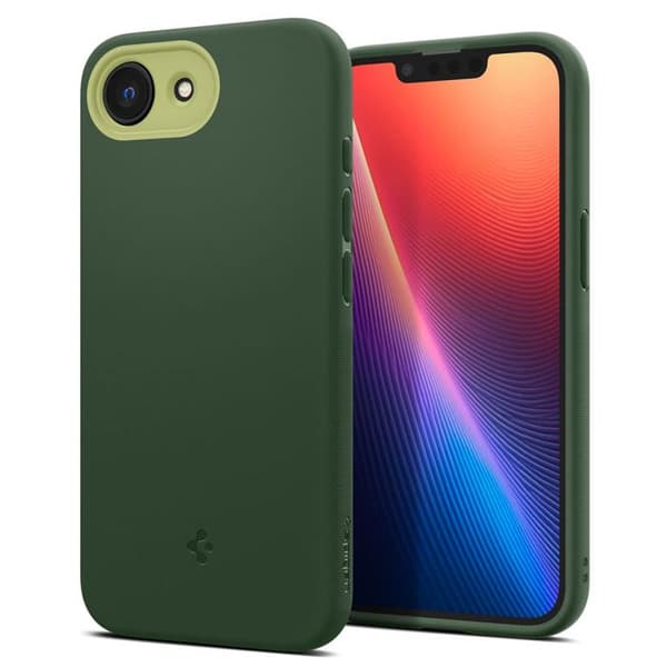 Coque för iPhone 16e - Spigen Caseology Nano Pop MagSafe - Avo Grön