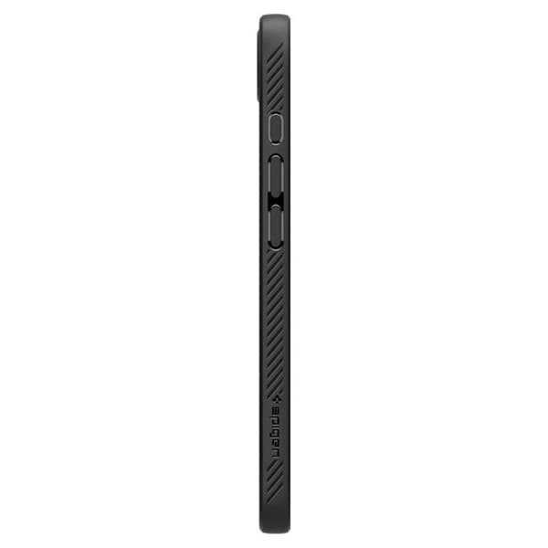 Coque för iPhone 16e - Spigen Liquid Air - Matt Svart