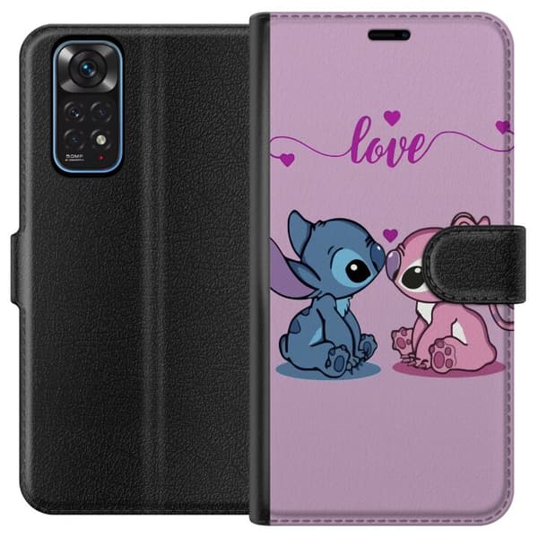 Xiaomi Redmi Note 11 Plånboksfodral Lilo & Stitch – Angel Edition