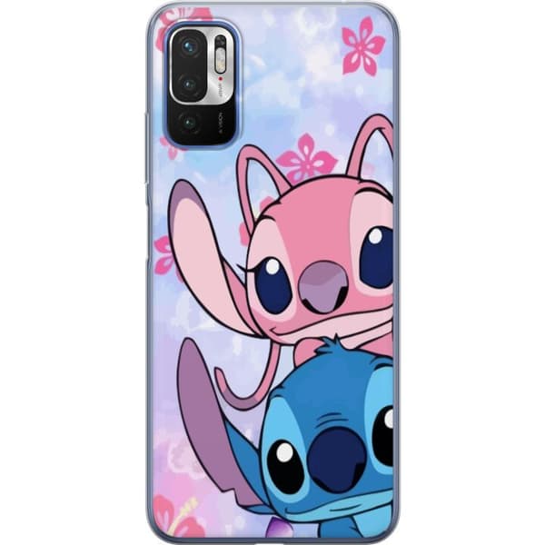 Xiaomi Redmi Note 10 5G Gennemsigtig cover Stitch & Angel