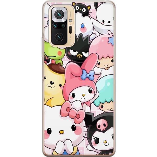 Xiaomi Redmi Note 10 Pro Gjennomsiktig deksel Kawaii Sanrio Crew