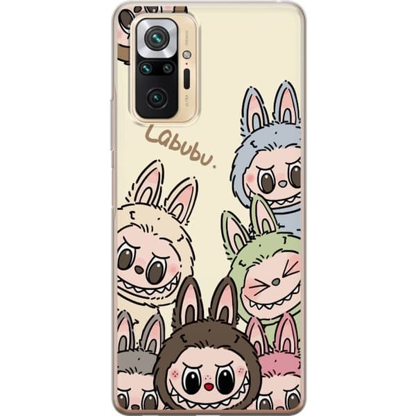 Xiaomi Redmi Note 10 Pro Gjennomsiktig deksel Labubu Pastel Collection