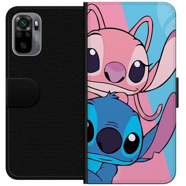 Xiaomi Redmi Note 10S Plånboksfodral Stitch & Angel