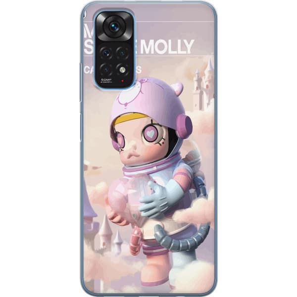 Xiaomi Redmi Note 11 Genomskinligt Skal Mega Space Molly Care Bears Series - Share Bear Edition