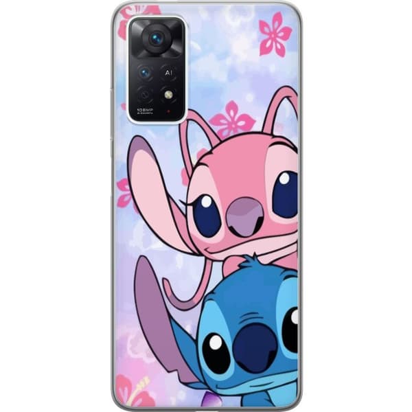 Xiaomi Redmi Note 11 Pro Genomskinligt Skal Stitch & Angel