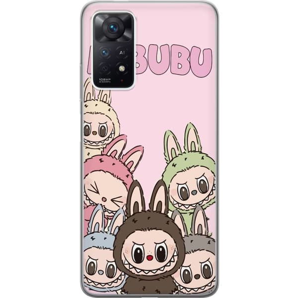 Xiaomi Redmi Note 11 Pro Gennemsigtig cover Labubu Classics