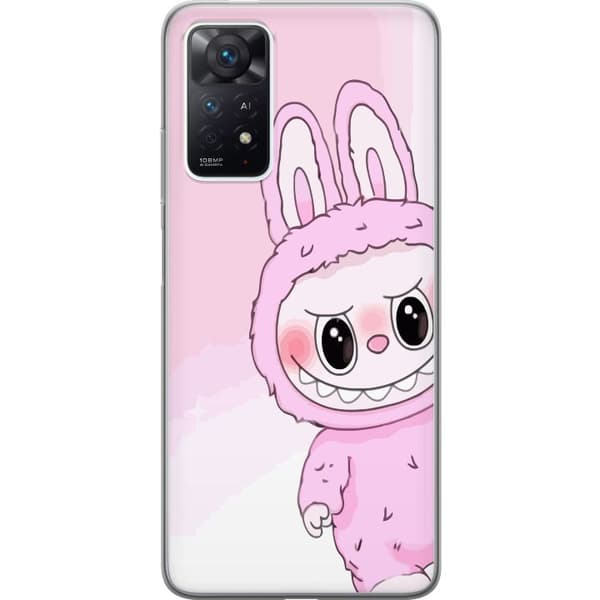 Xiaomi Redmi Note 11 Pro Gennemsigtig cover Labubu Kanin-serien