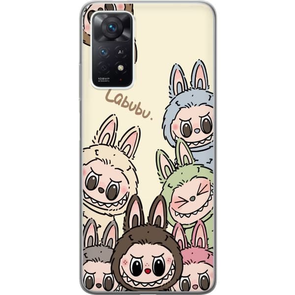 Xiaomi Redmi Note 11 Pro Genomskinligt Skal Labubu Pastel Collection
