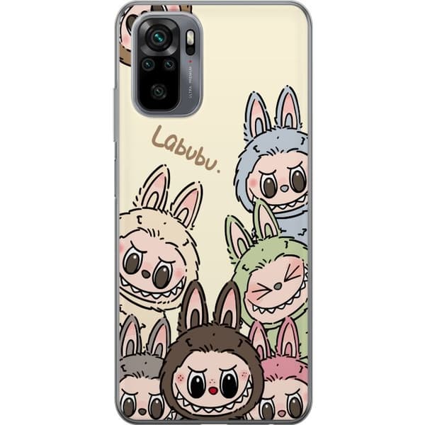 Xiaomi Redmi Note 10S Läpinäkyvä kuori Labubu Pastel Collection