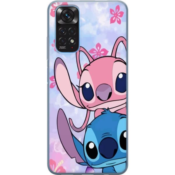 Xiaomi Redmi Note 11S Läpinäkyvä kuori Stitch & Angel