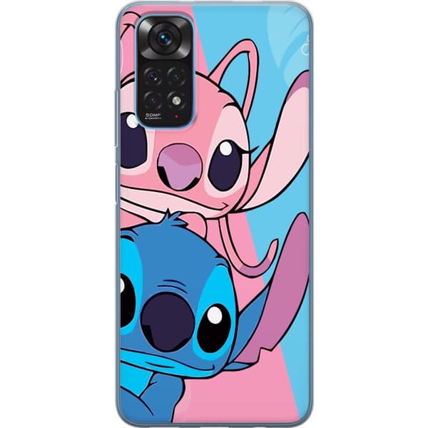 Xiaomi Redmi Note 11S Gennemsigtig cover Stitch & Angel