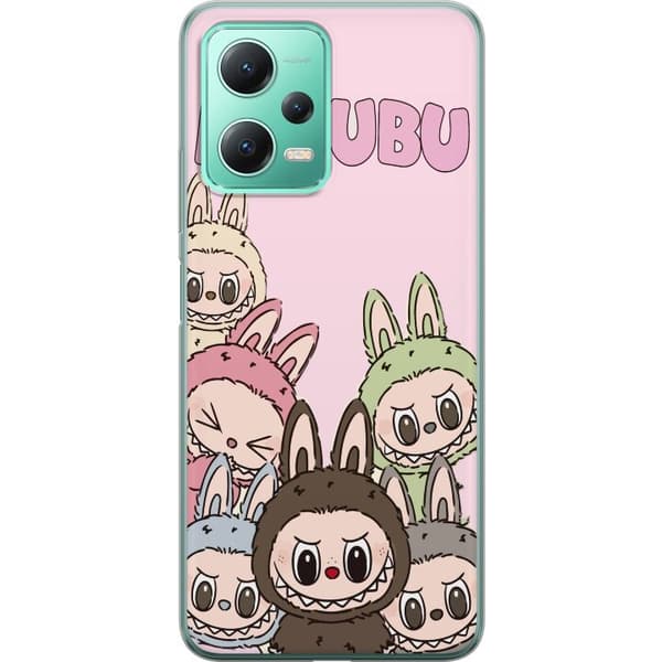 Xiaomi Redmi Note 12 Gennemsigtig cover Labubu Classics