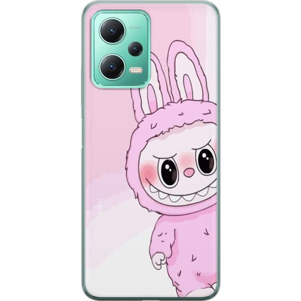 Xiaomi Redmi Note 12 Gennemsigtig cover Labubu Kanin-serien