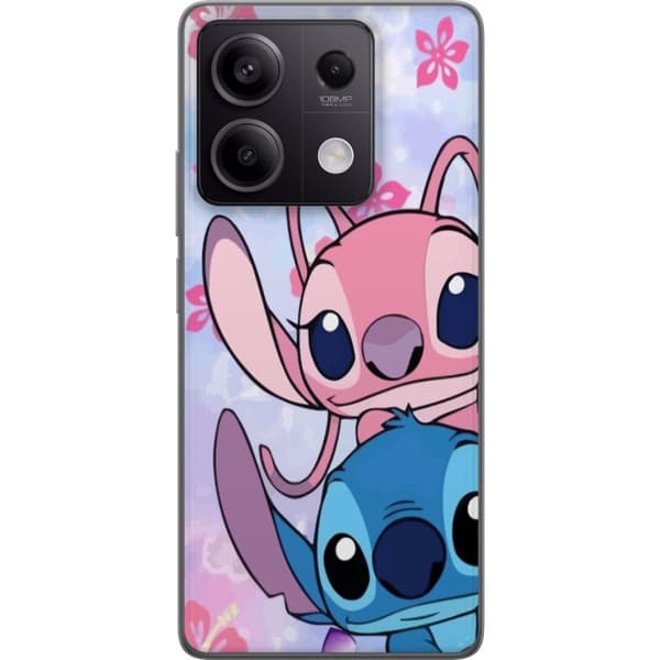 Xiaomi Redmi Note 13 Läpinäkyvä kuori Stitch & Angel