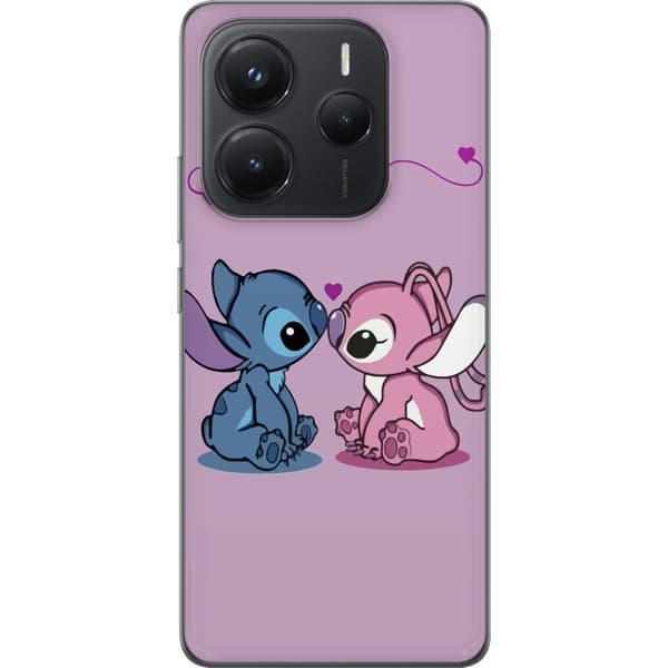 Xiaomi Redmi Note 14 Läpinäkyvä kuori Lilo & Stitch – Angel Edition