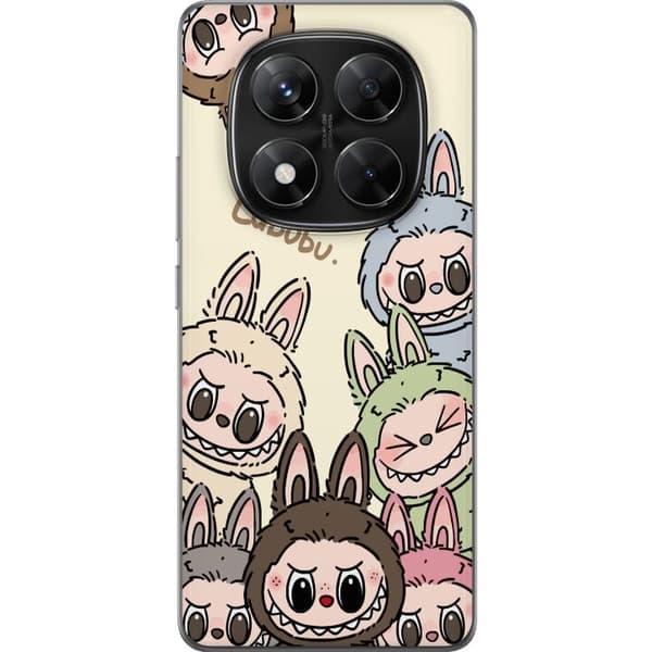 Xiaomi Redmi Note 14 Pro Gjennomsiktig deksel Labubu Pastel Collection