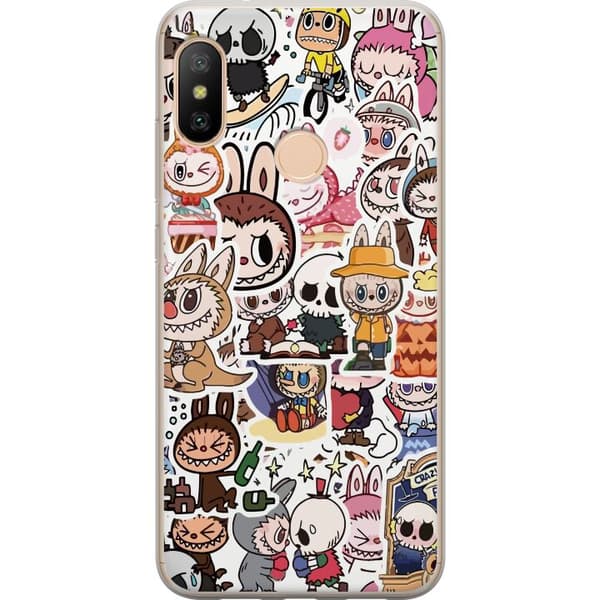 Xiaomi Redmi 6 Pro Gennemsigtig cover Labubu All-Stars – POP MART Specialudgave