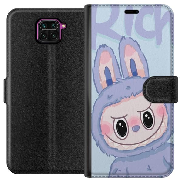 Xiaomi Redmi Note 9 Lommeboketui Blå Kanin Labubu