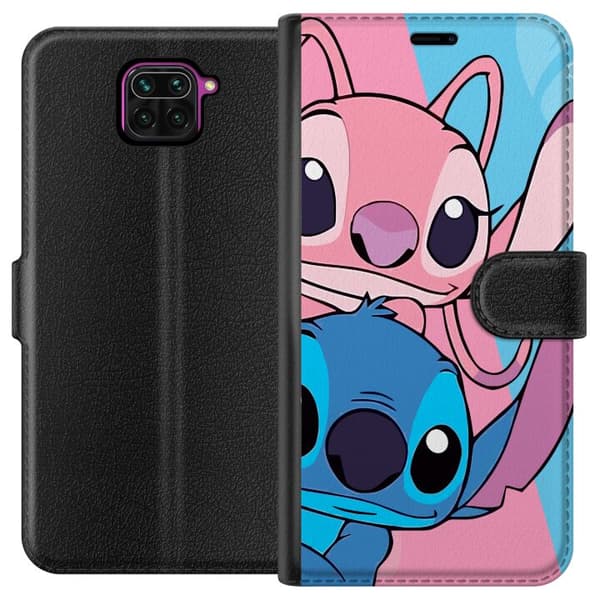 Xiaomi Redmi Note 9 Lompakkokotelo Stitch & Angel