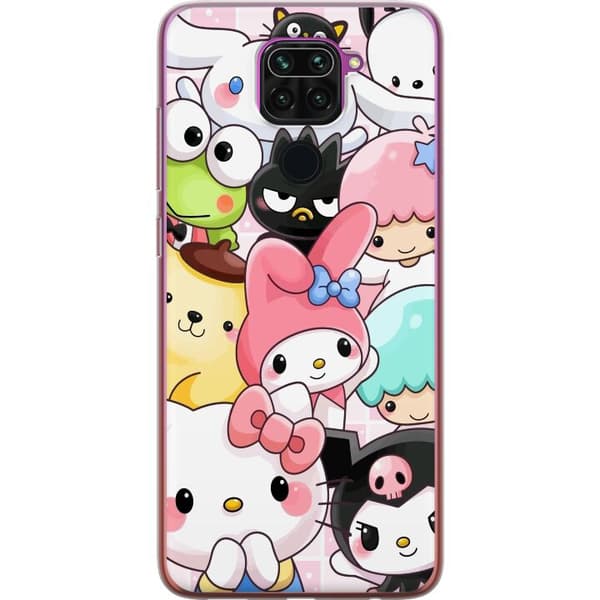 Xiaomi Redmi Note 9 Gjennomsiktig deksel Kawaii Sanrio Crew