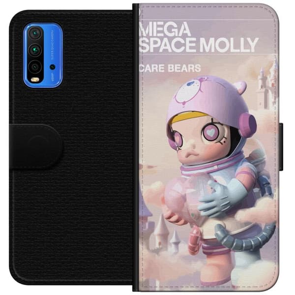 Xiaomi Redmi Note 9 4G Plånboksfodral Mega Space Molly Care Bears Series - Share Bear Edition
