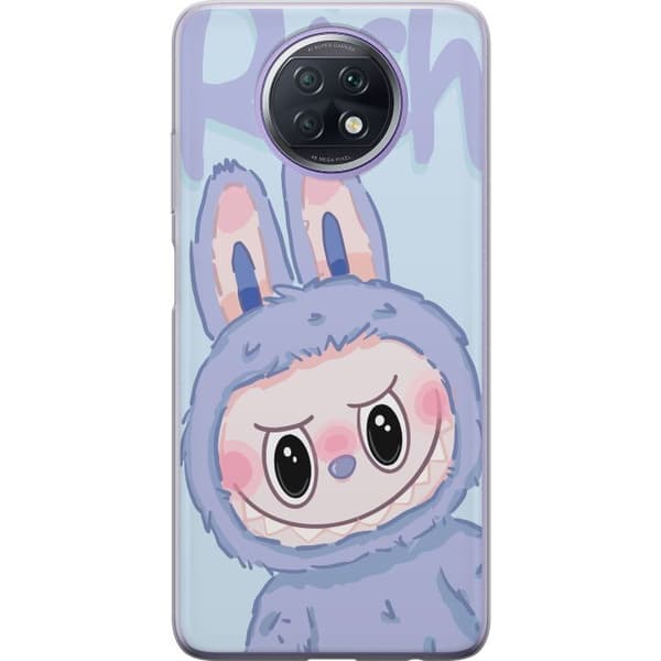 Xiaomi Redmi Note 9T Genomskinligt Skal Blue Bunny Labubu